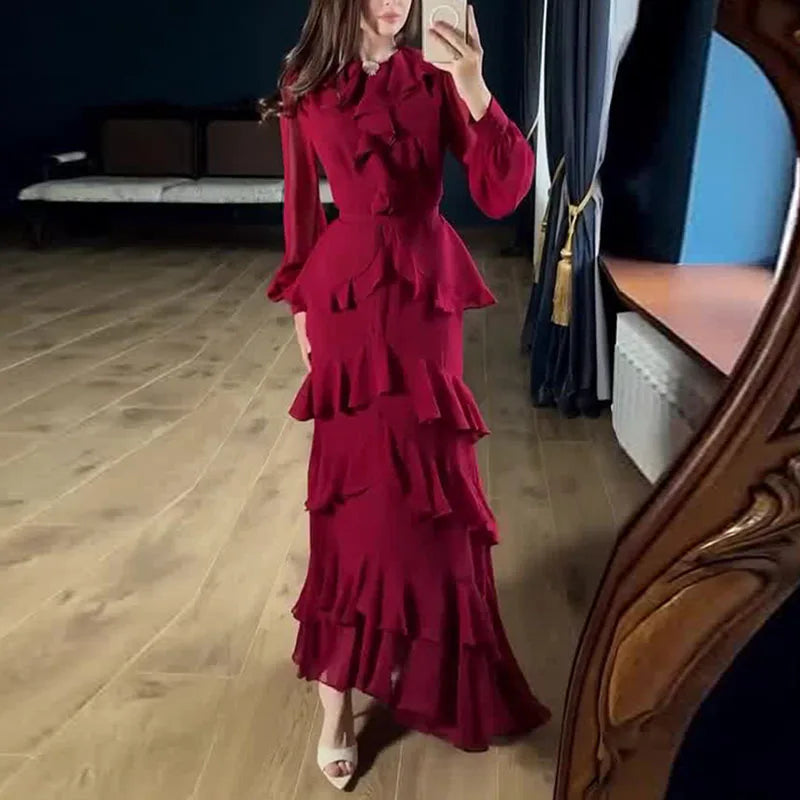 Fashion Long Sleeve Women's Autumn Dress