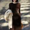 Spring Autumn Sweater Women's Dress