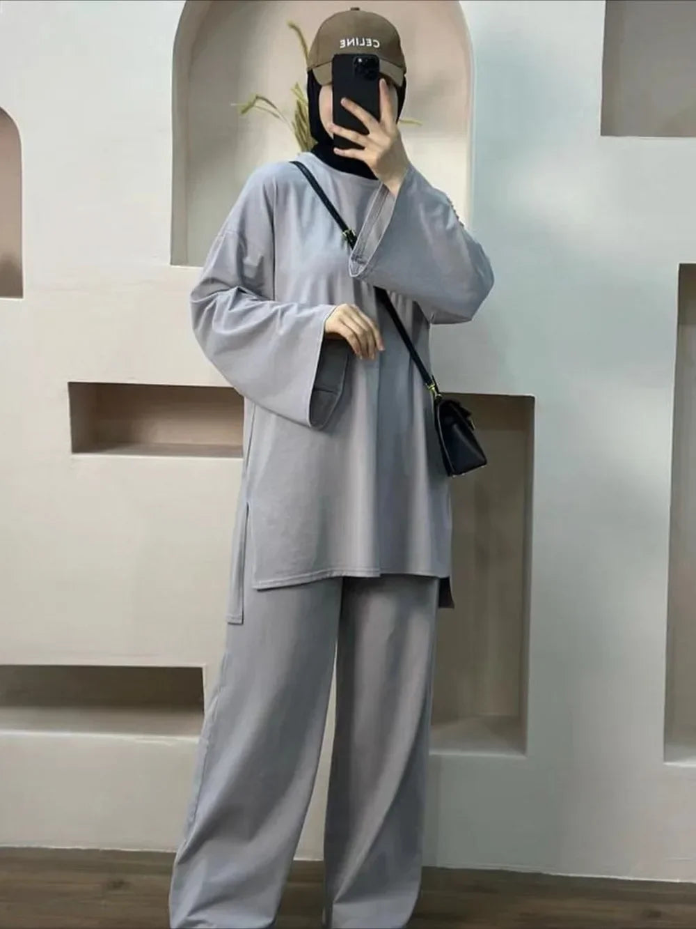 Two Piece Set Women Morocco Dubai Outfits