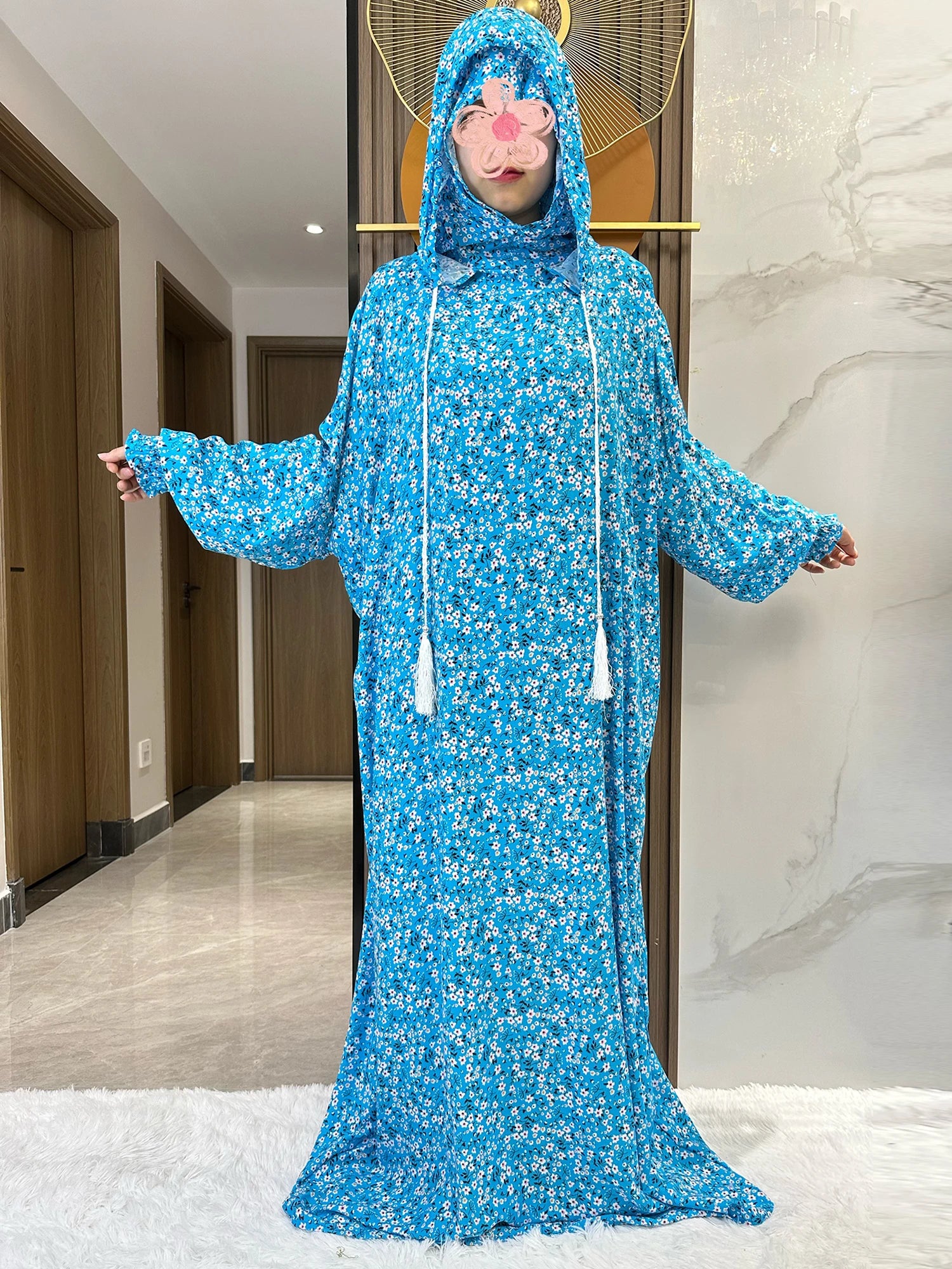 New Ramadan Muslim Two Hats Abaya