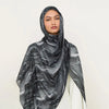 Watercolor Floral Modal Jersey Hijab – Colorful Printed Long Scarf