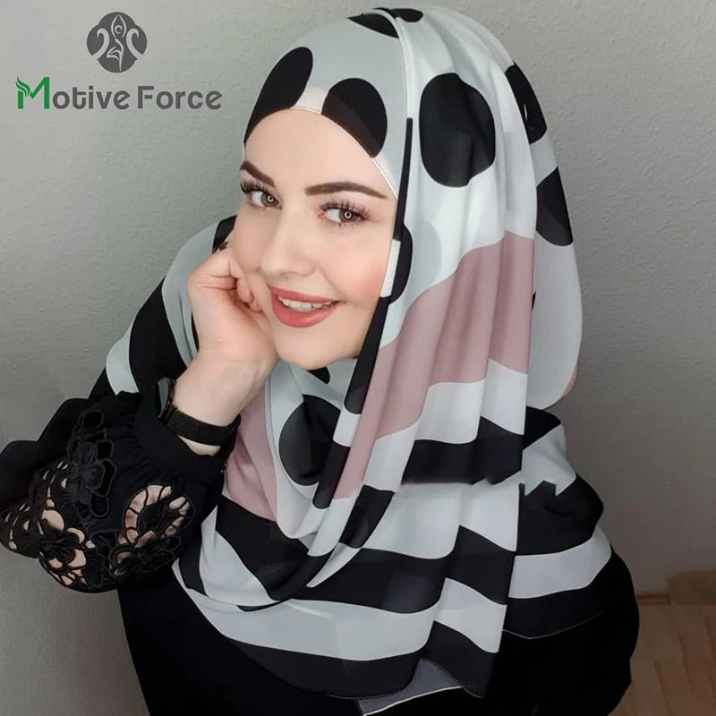 Instant Chiffon Turban Hijab – Stylish Stretch Head Wrap