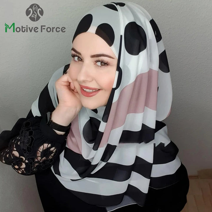 Instant Chiffon Turban Hijab – Stylish Stretch Head Wrap