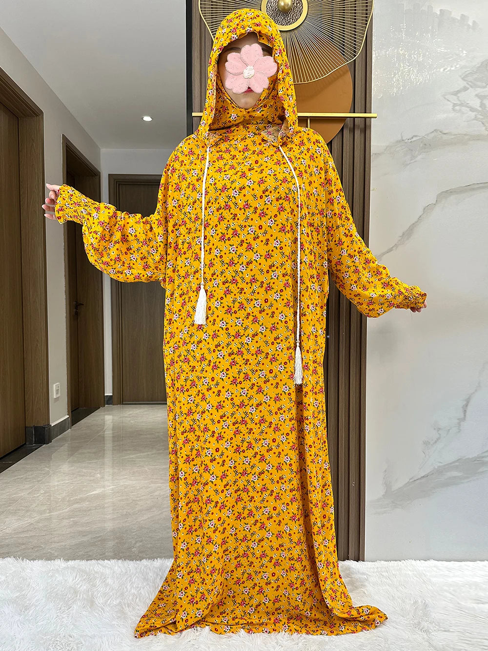 New Ramadan Muslim Two Hats Abaya