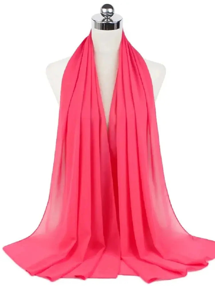 Ready-to-Wear Chiffon Hijab – Elegant Solid Color Instant Headscarf