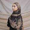 Watercolor Floral Modal-Feel Hijab – Lightweight Versatile Scarf