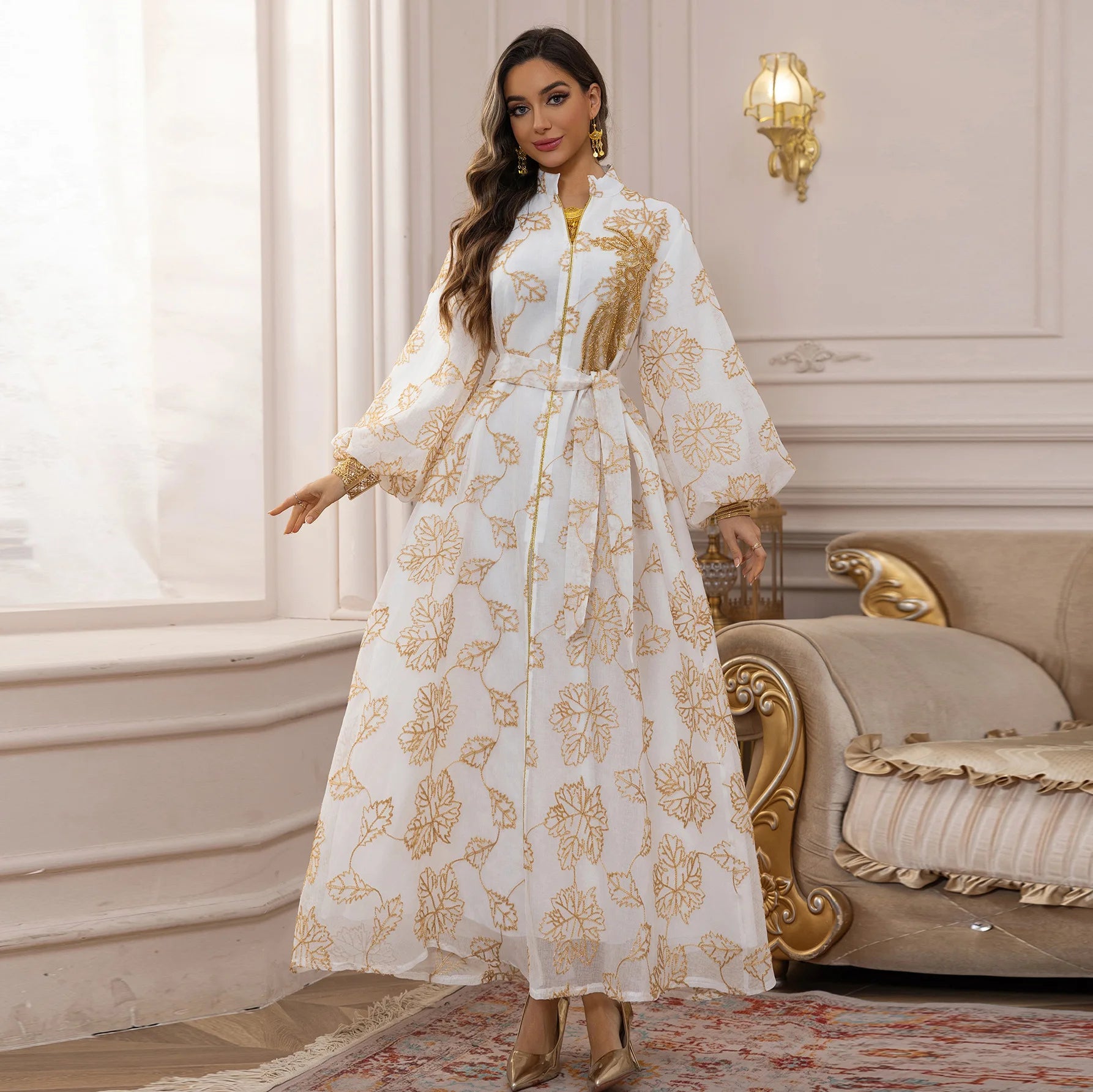 Muslim Women Dress Abaya for Eid Party Dresses