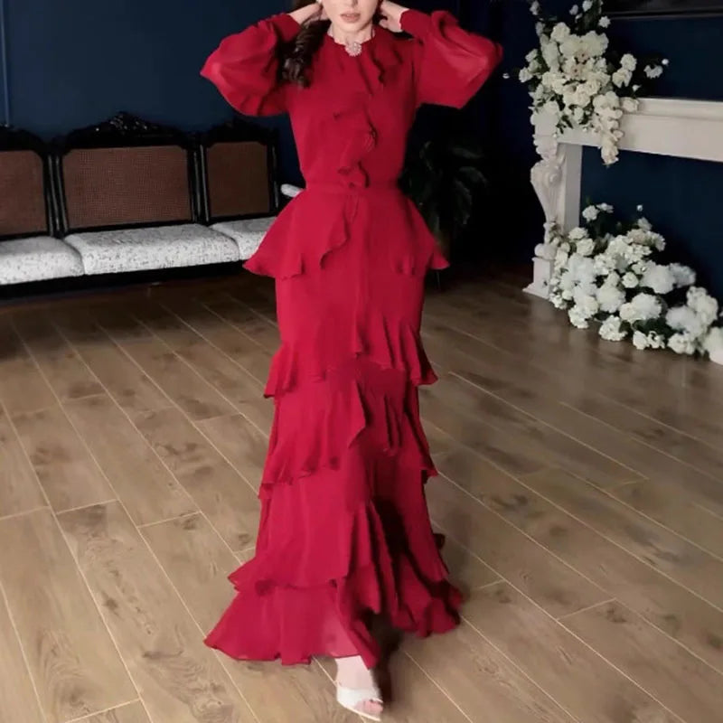 Fashion Long Sleeve Women's Autumn Dress