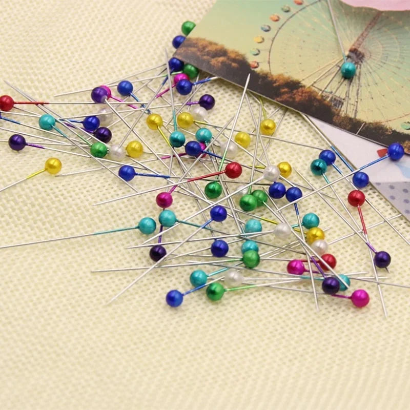 Pearl Head Sewing Pins – 480pcs Craft and Quilting Pin Box
