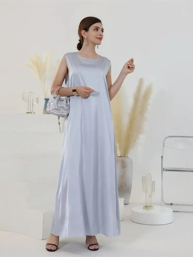 White Ramadan African Dresses Islamic Clothing For Women