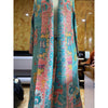 Miyake Pleated Abaya Coat – Vintage Print Designer Jacket