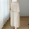 Autumn and Winter New 100% Cashmere Skirt Women's High Waist Skirt