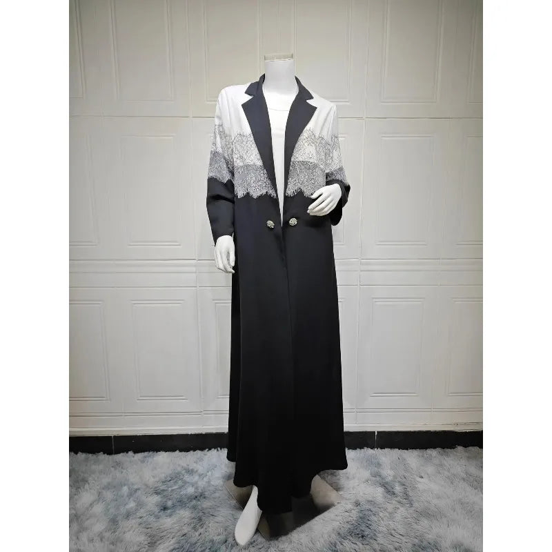 Lace Abaya Khimar Set – 2 Piece Eid Dress and Hijab