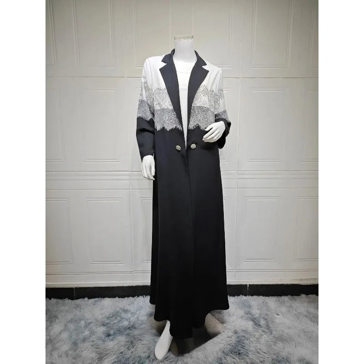 Lace Abaya Khimar Set – 2 Piece Eid Dress and Hijab
