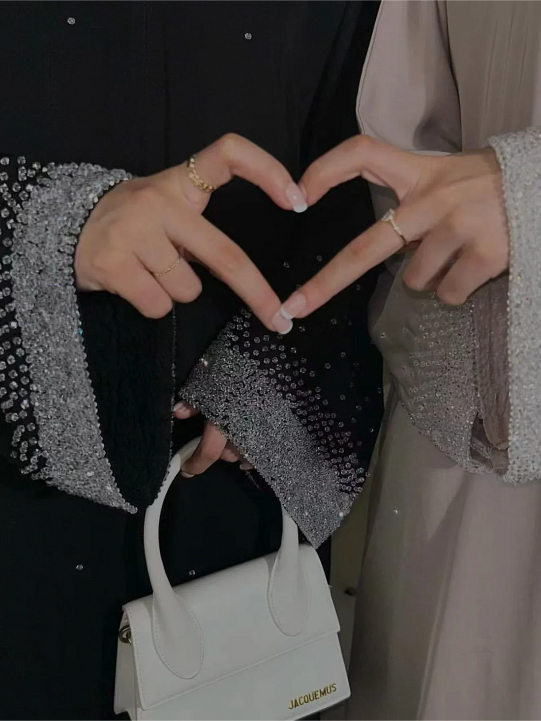 Diamond Embellished Abaya – Eid Button Cardigan
