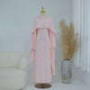 Beaded Cape Abaya Set – Elegant Long Modest Dress for Eid & Parties