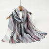 Watercolor Floral Modal-Feel Hijab – Lightweight Versatile Scarf