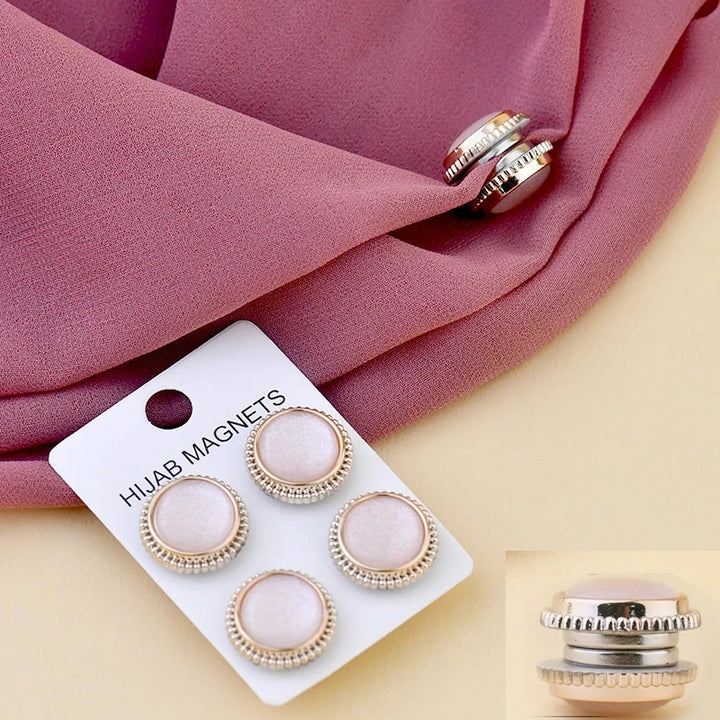 Magnetic Hijab Scarf Brooch – Decorative Headscarf Clip