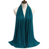 Jersey Modal Cotton Hijab – Soft Solid Color Long Scarf