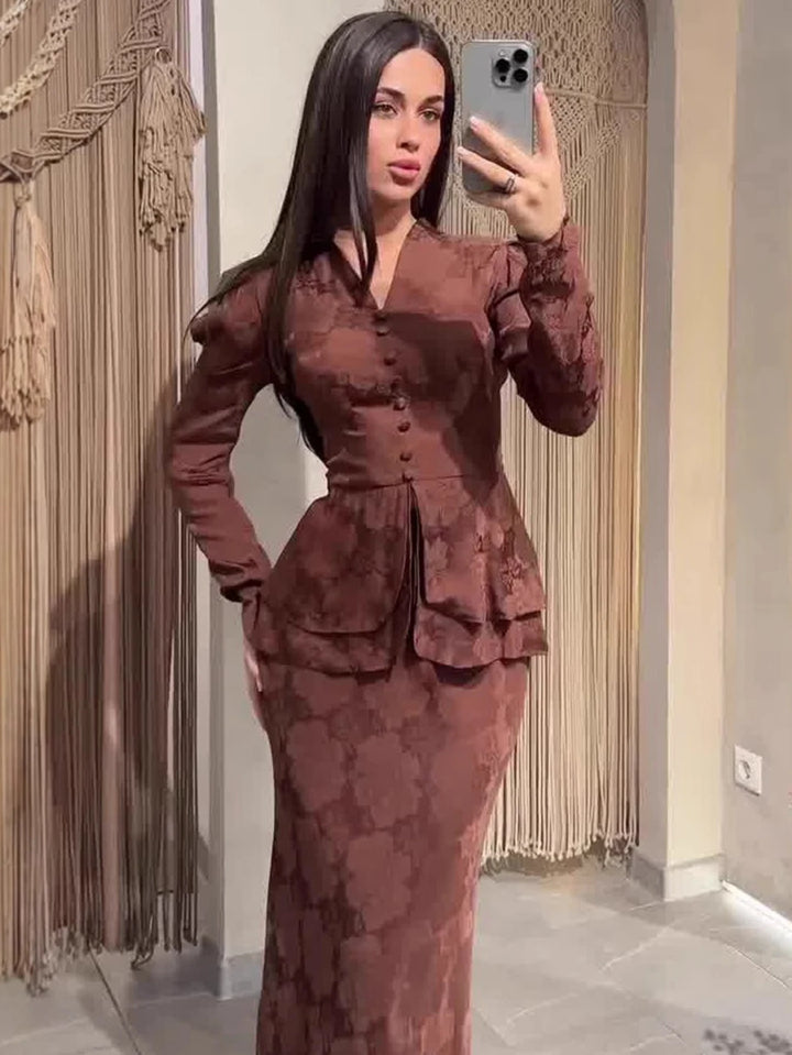 Eid Women Dress Muslim Abaya Slim Fit