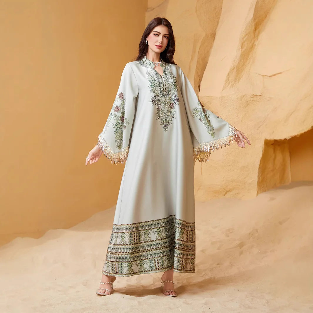 Tassel Kaftan Abaya – Eid Party Dress