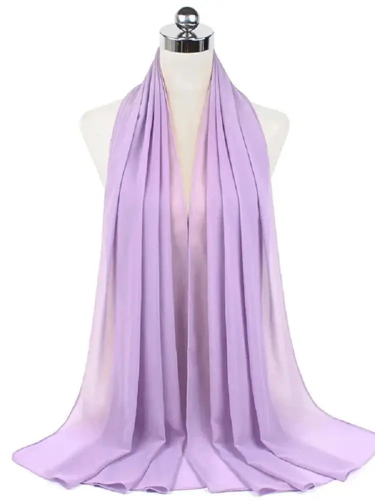Ready-to-Wear Chiffon Hijab – Elegant Solid Color Instant Headscarf