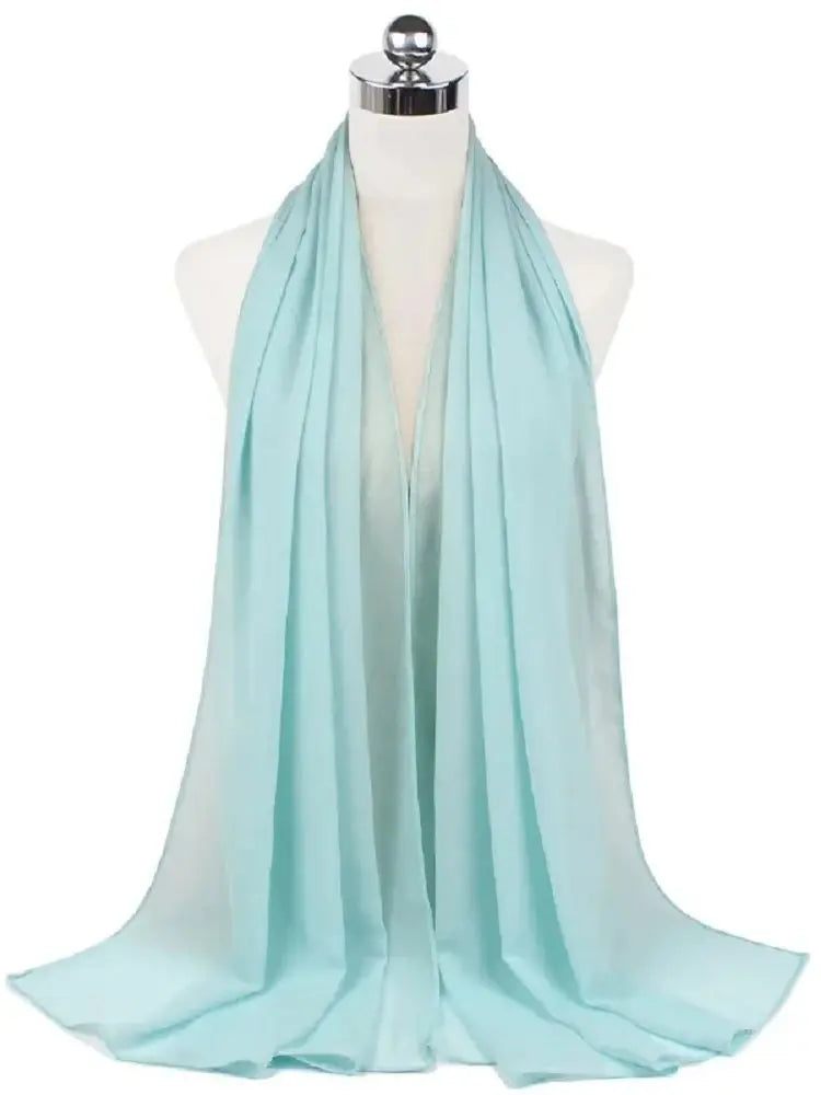 Ready-to-Wear Chiffon Hijab – Elegant Solid Color Instant Headscarf