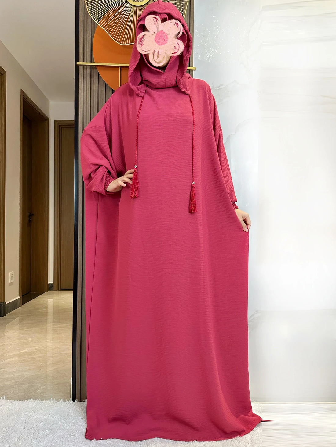 Candy Color Women Cotton Abayas