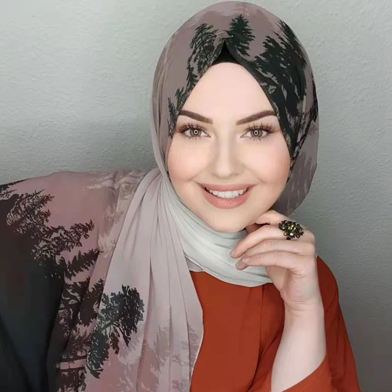 Instant Chiffon Turban Hijab – Stylish Stretch Head Wrap