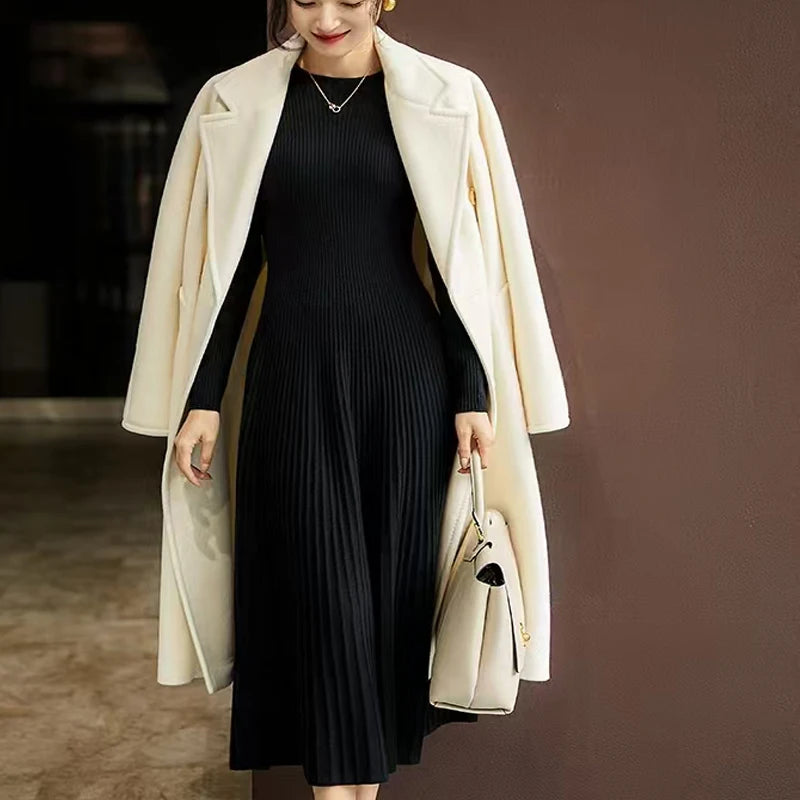 Spring Autumn Sweater Women's Dress