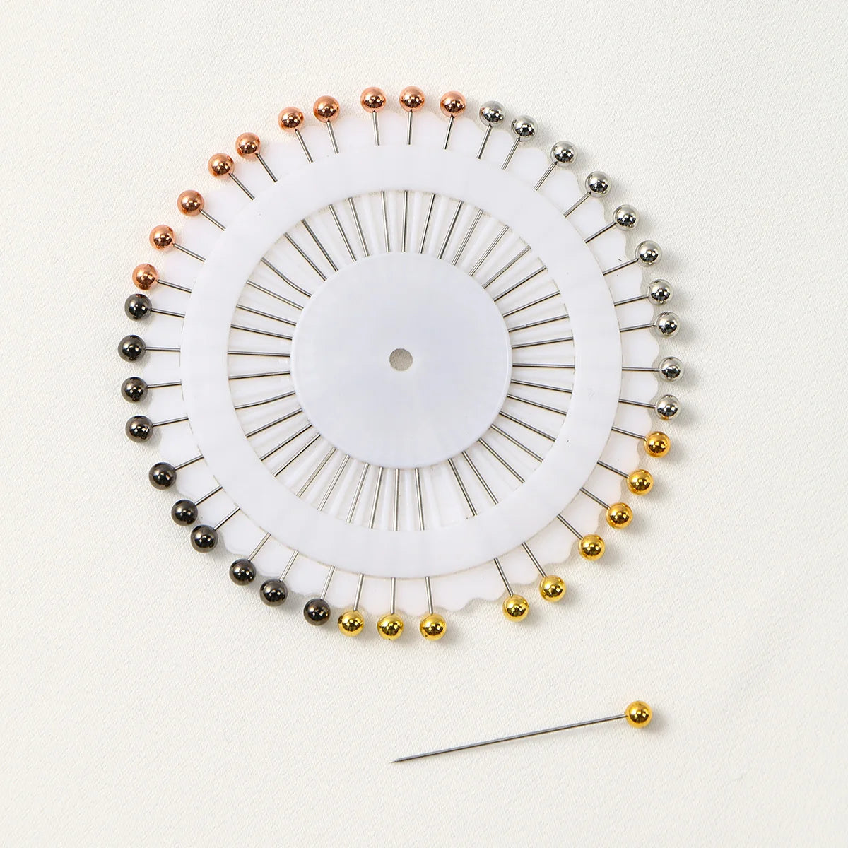 Pearl Head Hijab Pins – Set of 40 Colorful Scarf Pins