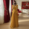 Elegant Solid Women's Blazer Skirts Suit Split Coats Chiffon Skirt Lady 2 Pieces Set