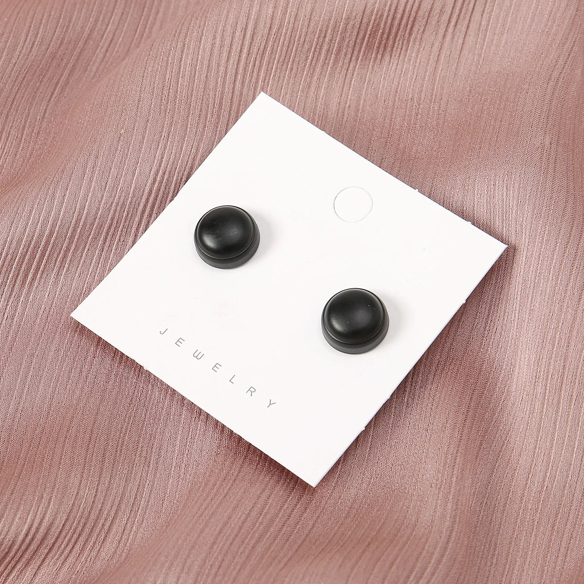 Magnetic Hijab Scarf Brooch Pins – Elegant Round Design, 2 Pairs