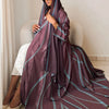 Eid Prin 2 Piece Kaftan Cardigan Abaya Hijab Set