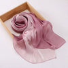 Luxury Two-Tone Gradient Satin Hijab – Elegant Shimmering Headscarf