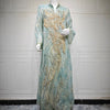 Sequin Embroidered Kaftan Abaya – Eid Party Dress
