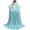 Jersey Modal Cotton Hijab – Soft Solid Color Long Scarf