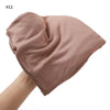 80×180cm Cotton Modal-Feel Hijab – Soft Stretch Long Scarf