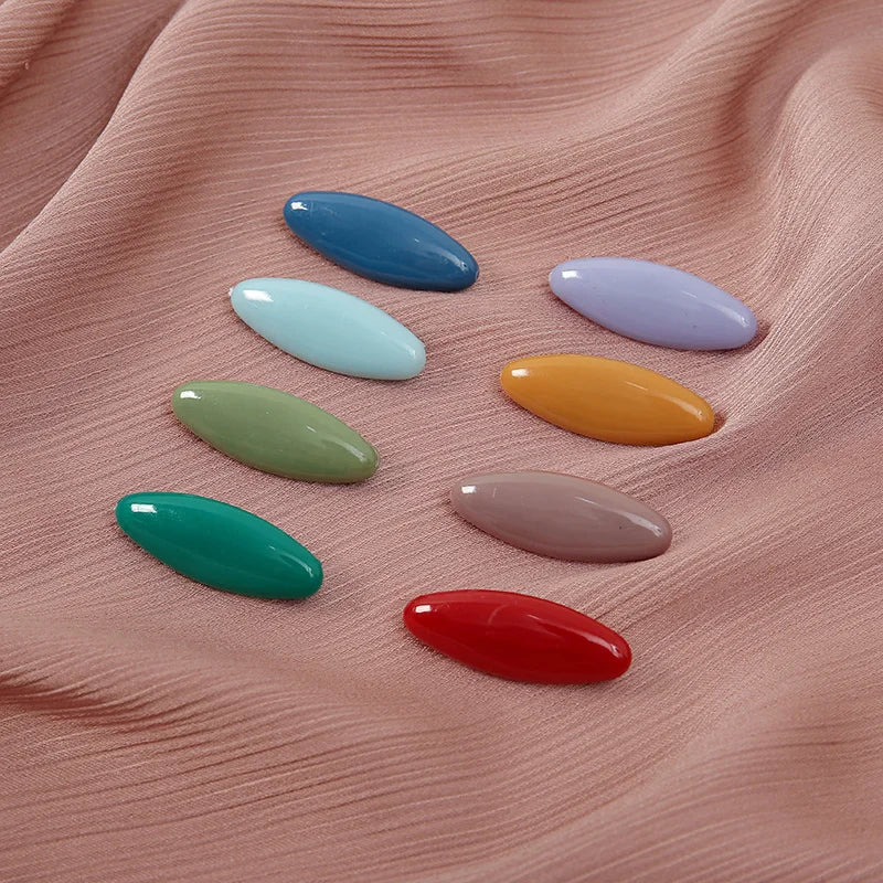 Colorful Hijab Pin Brooches – Fashion Scarf Clips