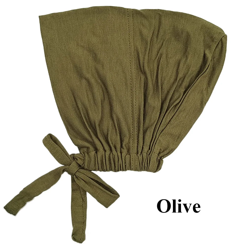 Soft Modal Inner Hijab Cap – Islamic Underscarf Bonnet