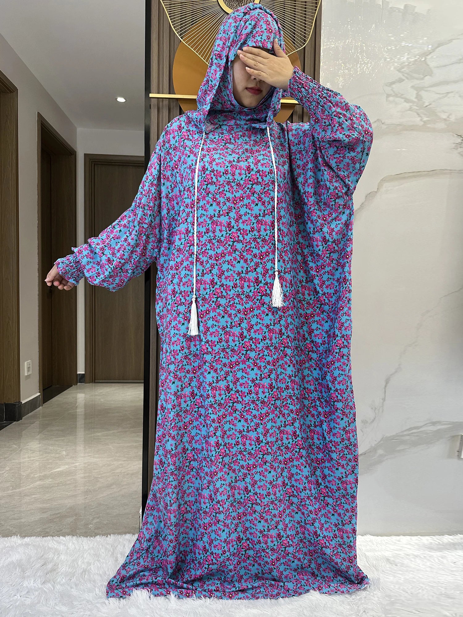 New Ramadan Muslim Two Hats Abaya