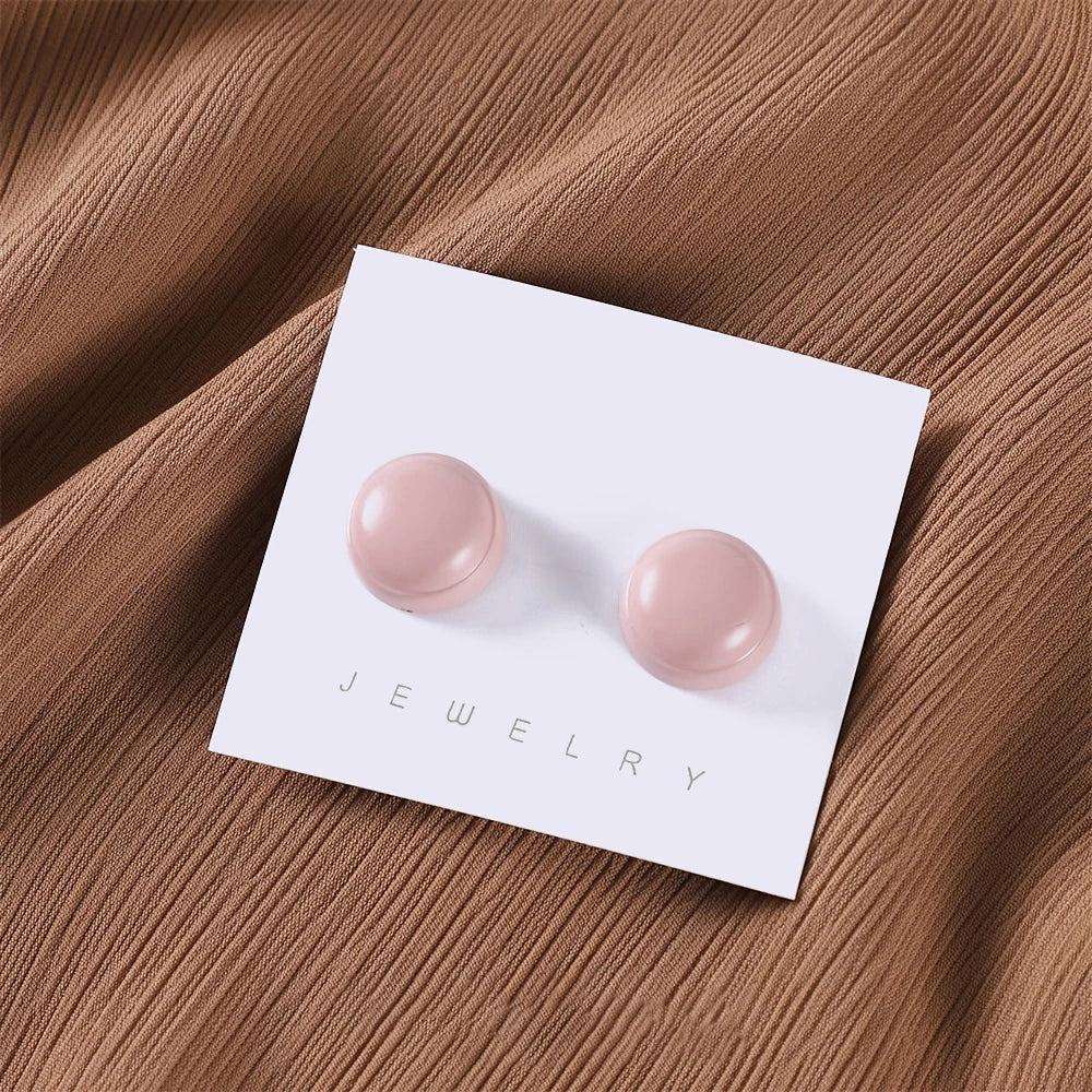 Magnetic Hijab Scarf Brooch Pins – Elegant Round Design, 2 Pairs