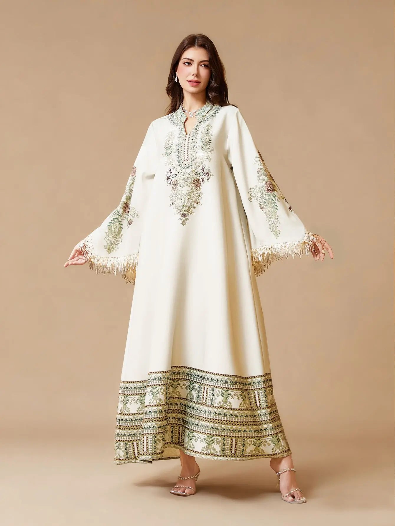 Tassel Kaftan Abaya – Eid Party Dress