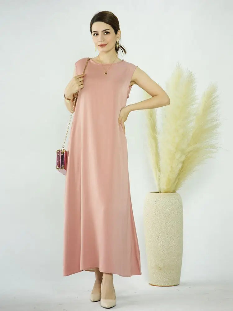 White Ramadan African Dresses Islamic Clothing For Women