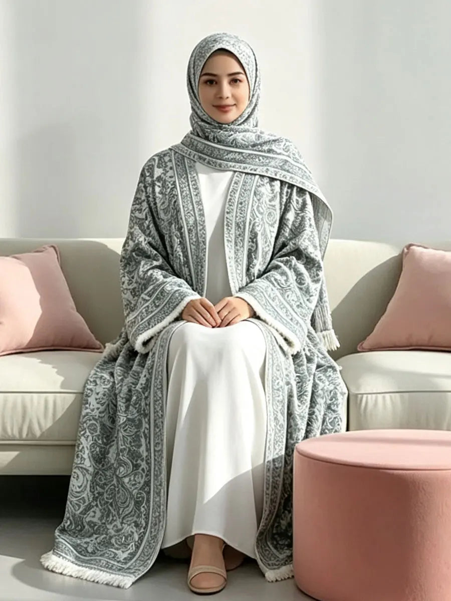 Tassel Abaya Kimono – Dubai Modest Fashion Dress