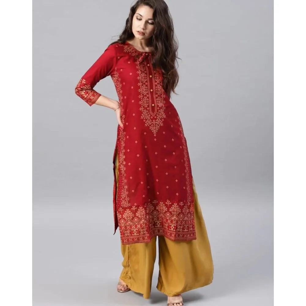 Elegant Peacock Print Abaya – Loose-Fit O-Neck Modest Maxi Dress