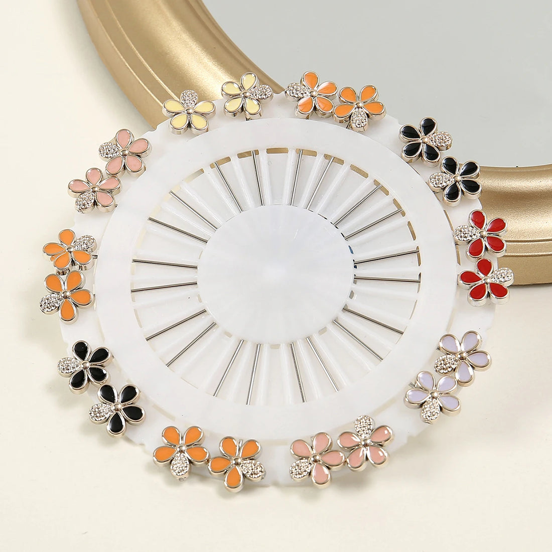 20-Piece Butterfly Hijab Pins – Colorful Scarf & Shawl Clips for Women