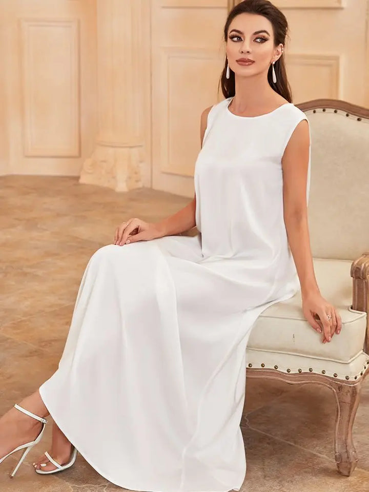 White Ramadan African Dresses Islamic Clothing For Women