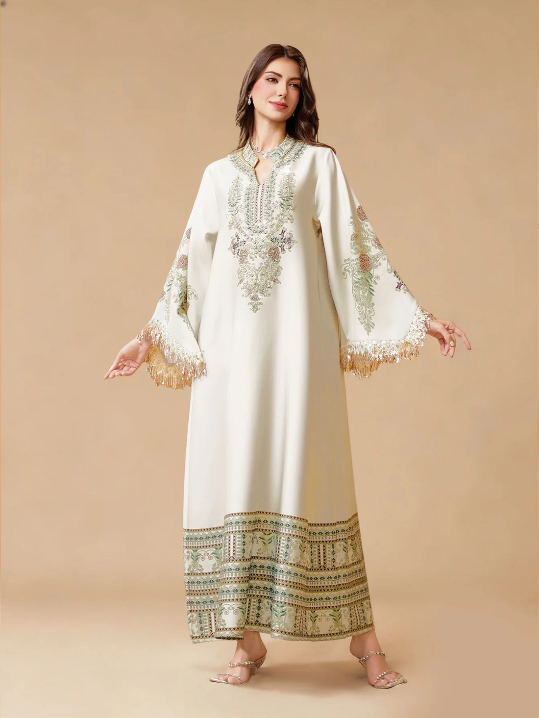 Tassel Kaftan Abaya – Eid Party Dress