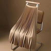 Women Vintage Midi Skirt Wide Elastic Waistband High Waist Pleated A-Line Skirt